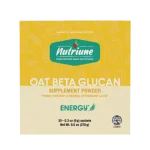 nutriune energy supplement with oat beta glucan